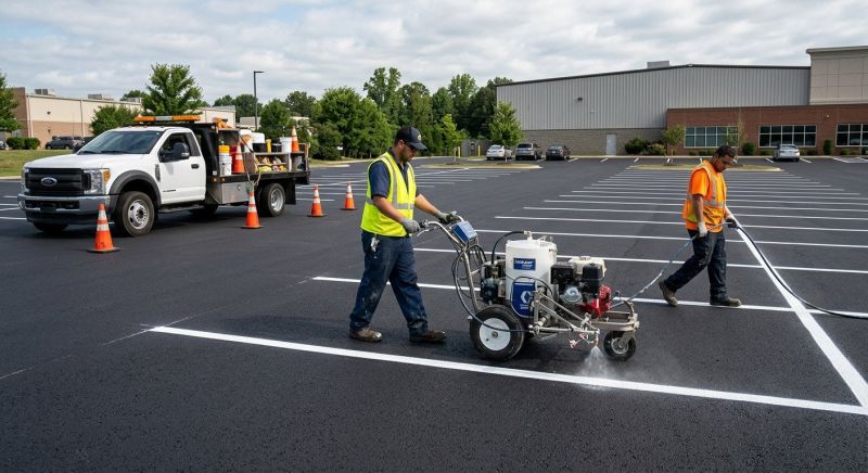 Asphalt Painting in Orange County, CA