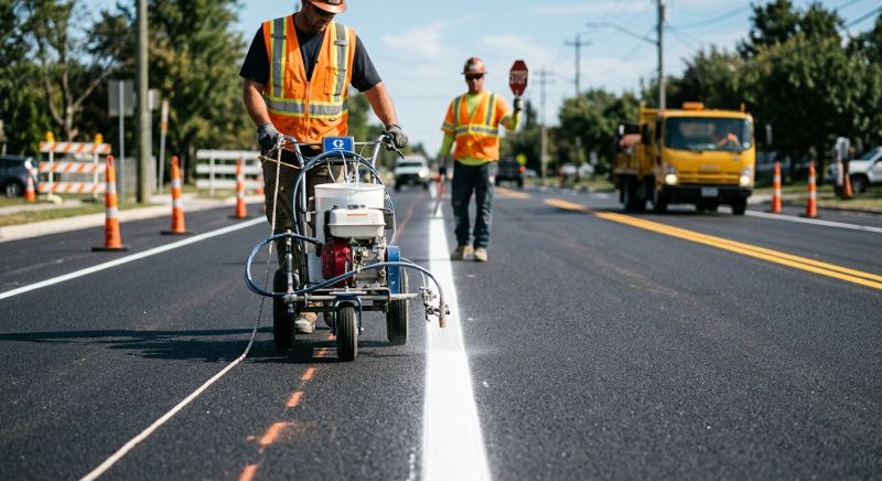 Asphalt Painting in Hilton Head Island, SC