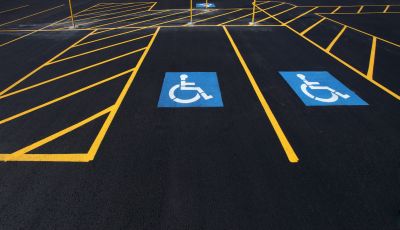 Disability Parking Marking in Palm Springs, CA