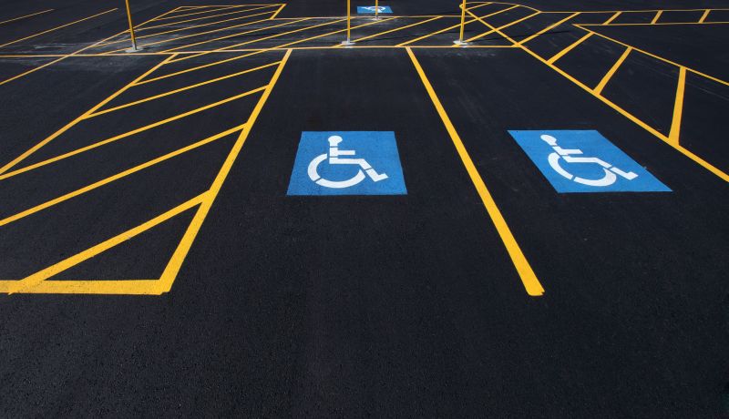 Disability Parking Marking in Orange County, CA