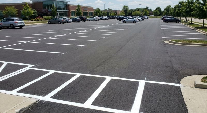 Parking Area Striping in Gwinnett County, GA