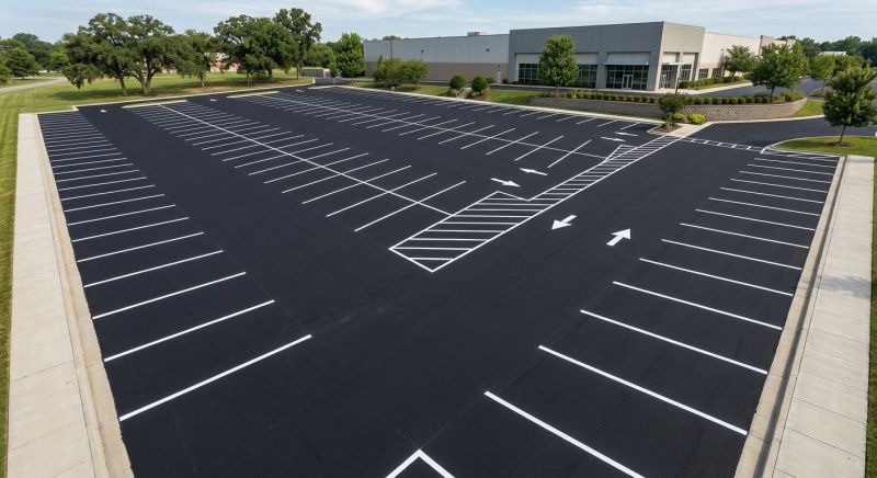 Parking Area Striping in Gwinnett County, GA