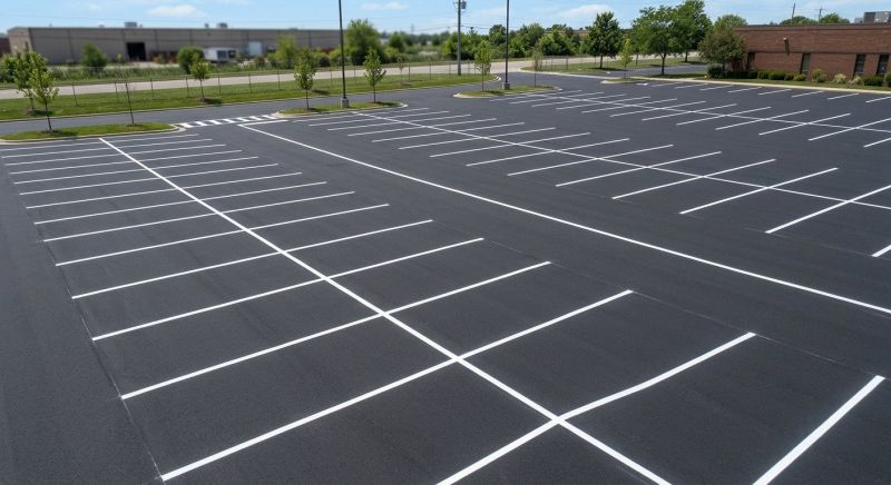 Parking Area Striping in Houston, TX